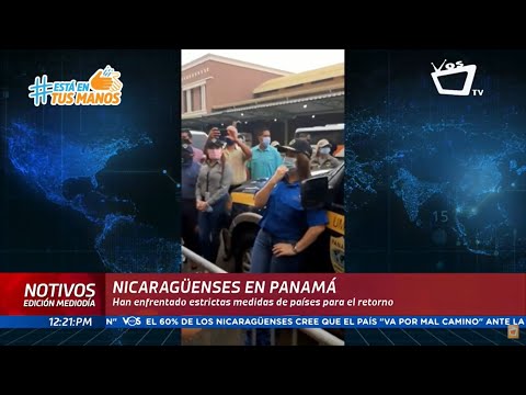 Más de mil nicaragüenses siguen varados en Panamá