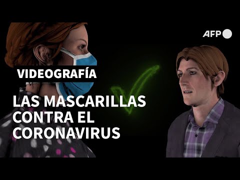 Las mascarillas contra el coronavirus | AFP Animé