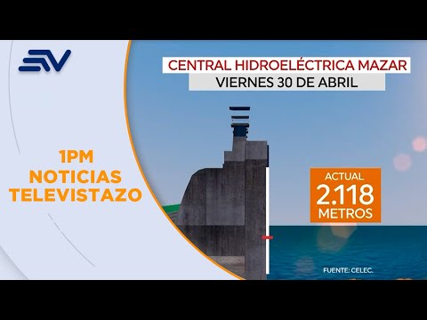 Las hidroeléctricas Molino y Sopladora generan electricidad ininterrumpida | Televistazo | Ecuavisa