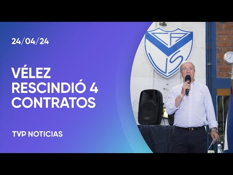 Vélez rescindió los contratos con Abiel Osorio, José Florentín y Braian Cufré