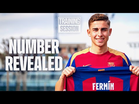 FERMÍN LÓPEZ squad number REVEALED at training