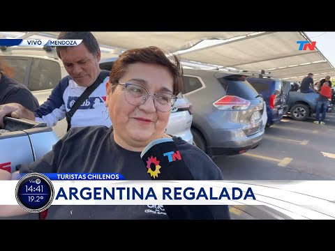ARGENTINA REGALADA: Turistas chilenos cruzan a Mendoza para comprar más barato por el tipo de cambio