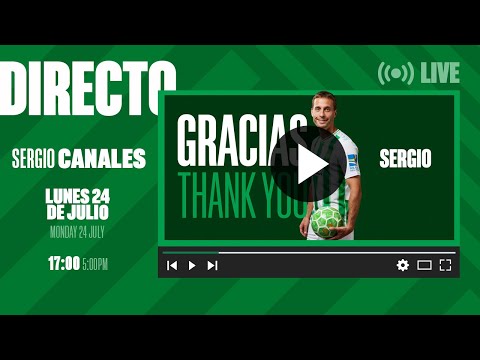 DIRECTO | Rueda de prensa de despedida de Sergio Canales