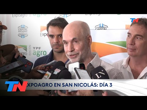 Horacio Rodríguez Larreta visitó EXPO AGRO: Acá está en futuro de la Argentina