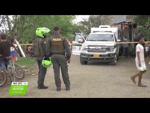 Ataque armado: un policía muerto y dos menores heridos - Teleantioquia Noticias