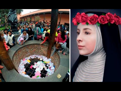 Santa Rosa de Lima: Miles de fieles acuden al pozo de los deseos