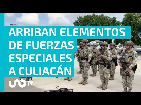 Llegan más elementos y vehículos blindados a Culiacán para contener inseguridad