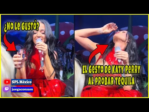 El GESTO de Katy Perry al PROBAR TEQUILA que causó INDIGNACIÓN y DESATÓ Risas en otros ¿No le gustó?