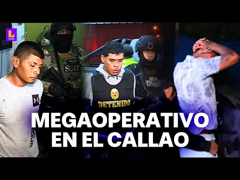 Tras los pasos del 'Gordo Martín': Policía detiene a 10 sujetos y allana 18 viviendas en el Callao