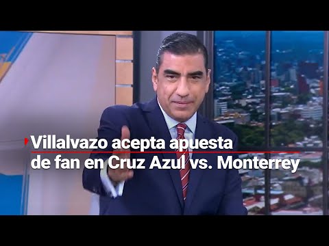 Cruz Azul vs. Monterrey : ¡Villalvazo acepta apuesta de un fan para la semifinal!