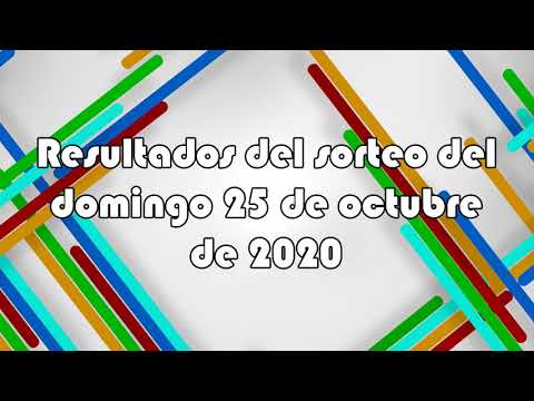 Resultados del sorteo del domingo 25 de octubre de 2020 - Lotería de Panamá