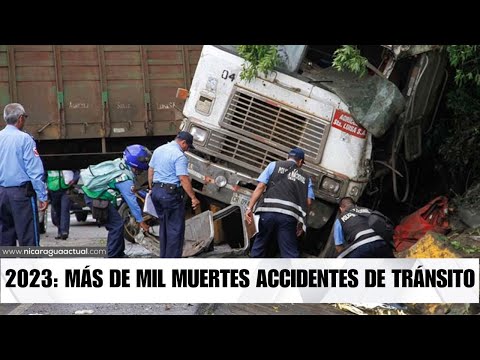 2023 luto para Nicaragua: Policía reportó más de mil fallecimiento en accidentes de tránsito
