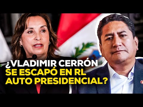 ¿Qué dijo Boluarte sobre presunta fuga de Cerrón en auto presidencial? #NETRPP | ENTREVISTA