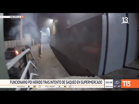 Enfrentamiento a balazos por intento de Saqueo en Melipilla deja a funcionario de PDI herido