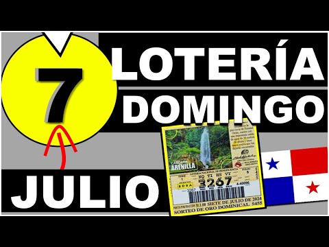 Resultados Sorteo Loteria Domingo 7 de Julio 2024 Loteria Nacional de Panama Sorteo Dominical de Hoy