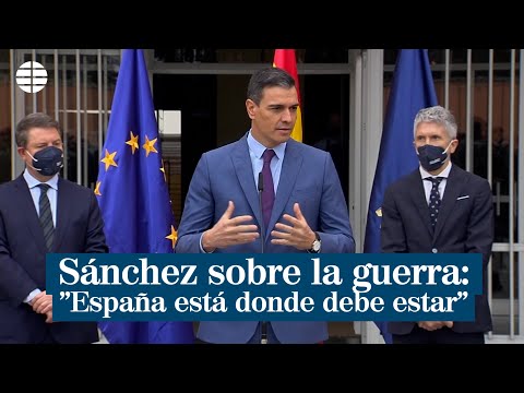 Sánchez sobre la guerra: España está donde debe estar