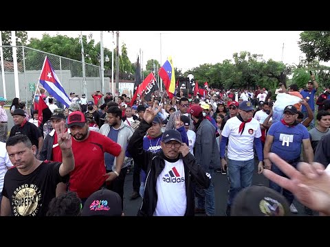 Miles de capitalinos celebran la más reciente victoria electoral del FSLN