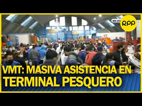 Villa María del Triunfo: Masiva asistencia de personas en terminal pesquero