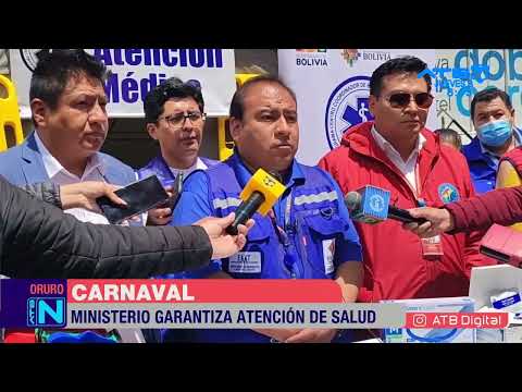 El Ministerio de Salud brinda apoyo técnico para atender pacientes durante el Carnaval de Oruro