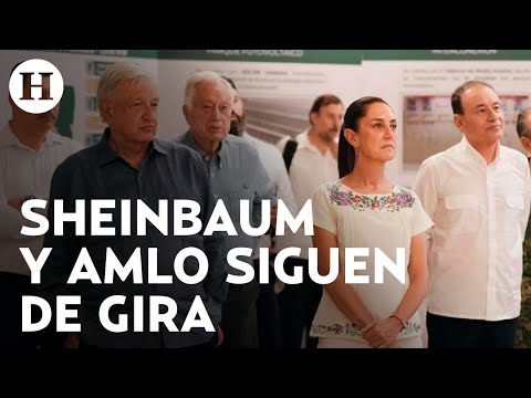 Sheinbaum y AMLO visitan el EDOMEX, supervisan obras de trolebús en Chalco junto a Clara Brugada