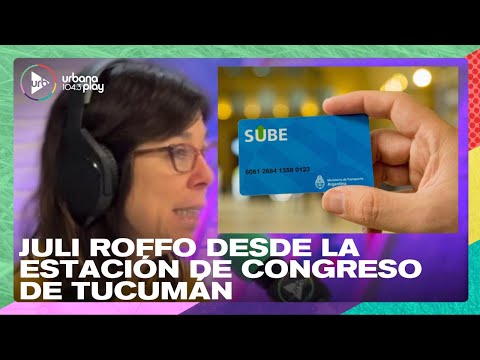 Juli Roffo desde la Estación de Subte de Congreso de Tucumán | #DeAcáEnMás