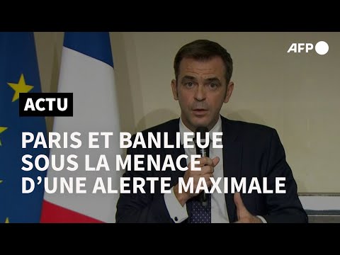 Covid: la région parisienne pourrait passer en alerte maximale dès lundi (Véran) | AFP Extrait