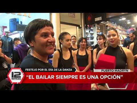 MADRYN | Festejo por el Día de la Danza en el centro comercial