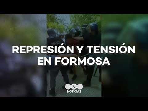 Represión en Formosa de una manifestación contra la vuelta a Fase 1 de cuarentena - Telefe Noticias