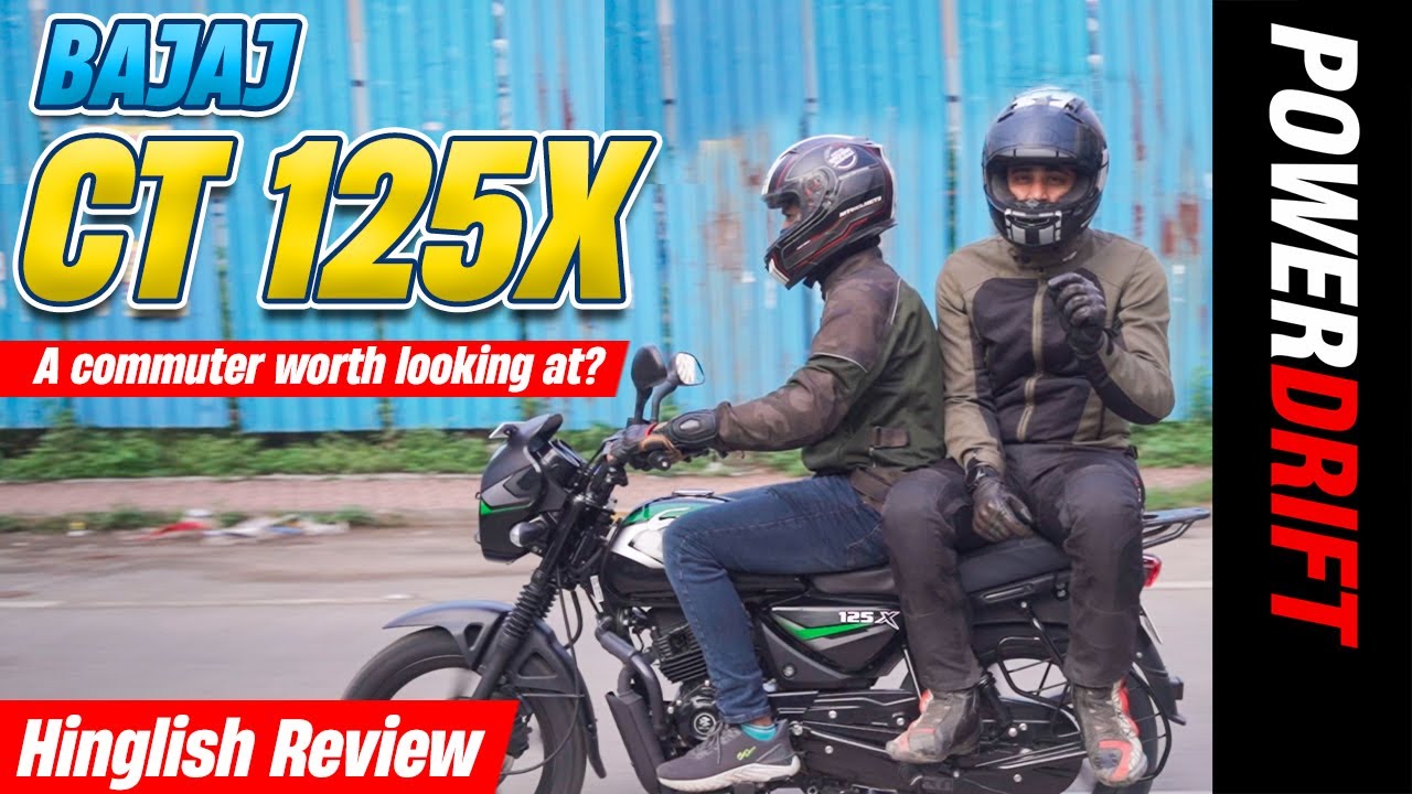 The 2022 Bajaj CT 125X - A Commuter Worth Looking At? | Hinglish Review | PowerDrift