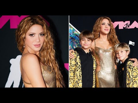 Los hijos de Shakira se roban el show en la alfombra de los MTV Video Music Awards