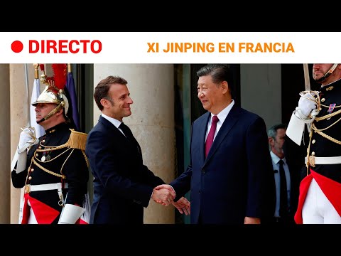 FRANCIA-CHINA: MACRON recibe al presidente XI JINPING en el ELÍSEO | RTVE Noticias
