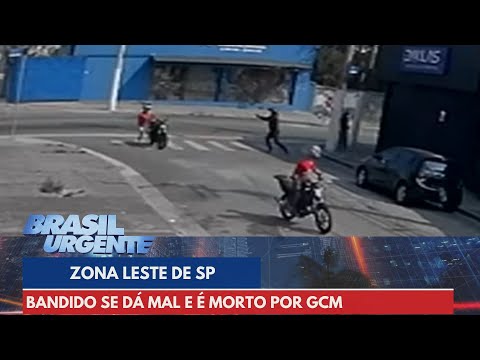 Bandido se dá mal e é morto por GCM na Zona Leste de São Paulo | Brasil Urgente