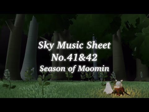 【𝐒𝐤𝐲 𝐂𝐨𝐭𝐋】 Season of Moomin Sheet No.41&42 Ensemble with Harmonica! | Sky Music Cover