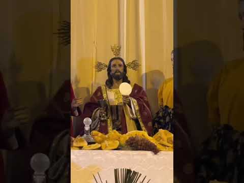 Jesús Sacramentado aguarda tras la Última cena #Shorts #SemanaSanta2024 #TeleVID