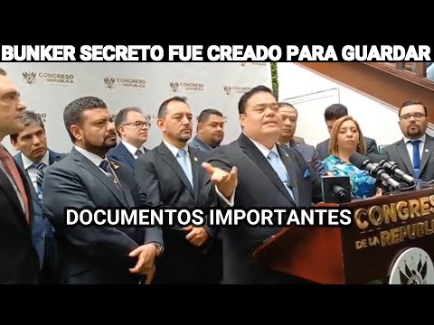 ALLAN RODRÍGUEZ DICE QUE EL BUNKER SECRETO SE CREÓ PARA GUARDAR DOCUMENTOS IMPORTANTES GUATEMALA
