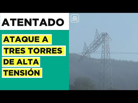 Atentado en vísperas a elecciones: Tres torres de alta tensión fueron atacadas en Quilacoya