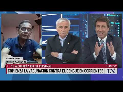 Comienza la vacunación contra el dengue en Corrientes: la palabra del Ministro de Salud, Cardozo