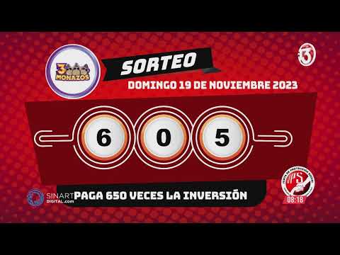 #EnVivo Sorteo de Lotería Nacional 19 noviembre 2023.