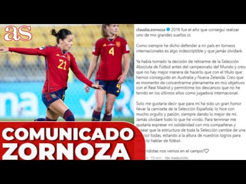 El MENSAJE de CLAUDIA ZORNOZA EXPLICANDO por qué no firma el COMUNICADO CONJUNTO