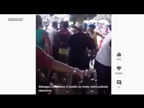 Info Martí | Cubanos se enfrentan a la violencia policial