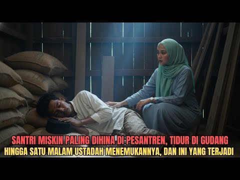 Santri Miskin Tidur Di Gudang Pesantren, Hingga Saat Ustazah Cantik Menemukannya, Ini Yang Terjadi