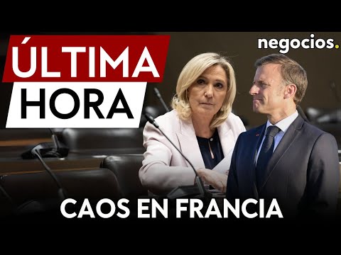 ÚLTIMA HORA: Caos en Francia: Le Pen amplía su ventaja y Macron se hunde en las encuestas