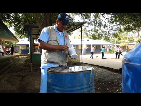 MINSA desarrolla jornada de limpieza en escuela Santa Rosa de Masaya