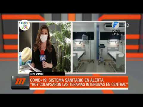 Colapsaron las camas de terapia intensiva en Central por casos de COVID