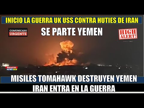 URGENTE! EXPLOSIONES de EEUU con misiles TOMAHAWK a posiciones en YEMEN