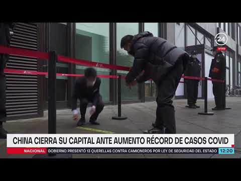 China cierra Beijing por completo ante aumento récord de casos COVID | 24 Horas TVN Chile