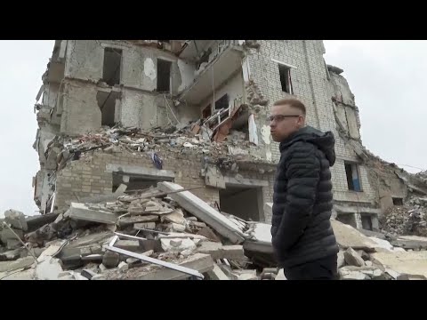 People in the Ukrainian city of Izyum reflect on the Russian election