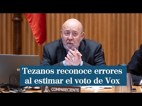 Tezanos reconoce errores al estimar el voto de Vox