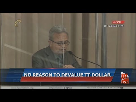 Minister Imbert : No Reason To Devalue TT Dollar