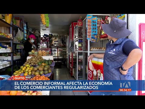 El Municipio de Quito desarrolla un plan para regularizar a los comerciantes informales
